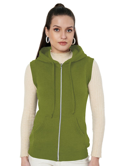 Sleeveless Hooded Sweatshirt