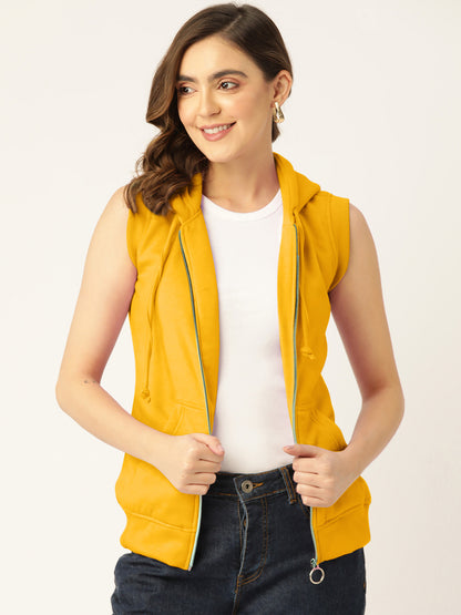 Sleeveless Hooded Sweatshirt