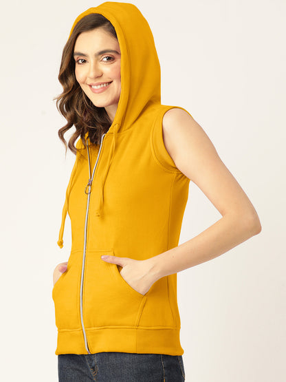 Sleeveless Hooded Sweatshirt