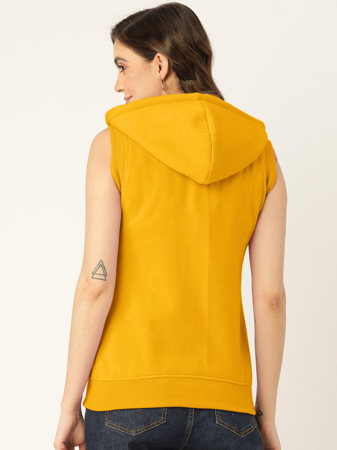 Sleeveless Hooded Sweatshirt