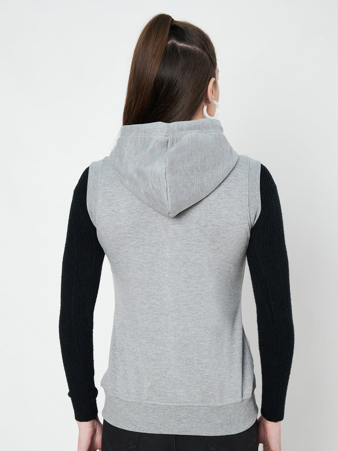 Sleeveless Hooded Sweatshirt