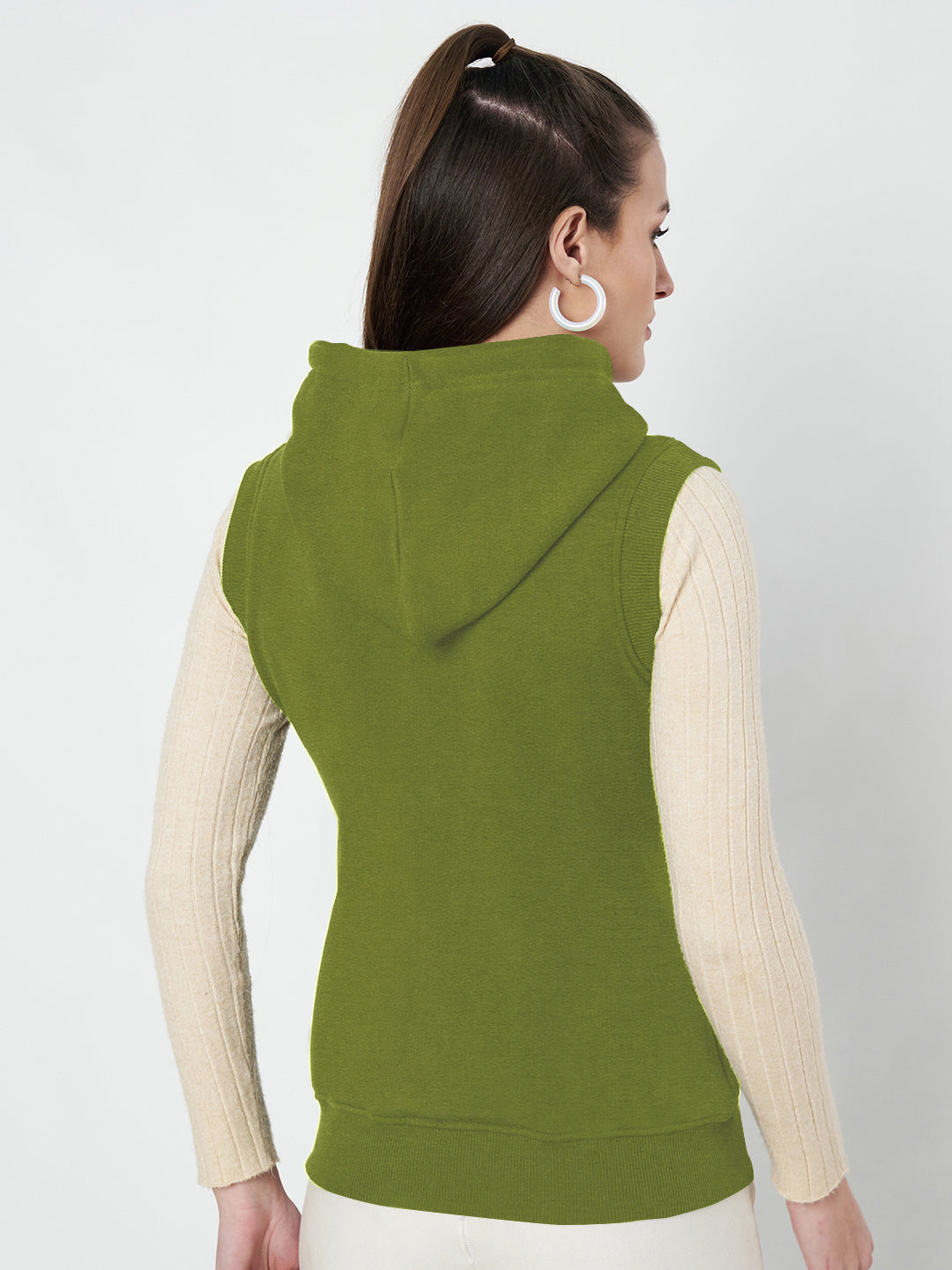Sleeveless Hooded Sweatshirt