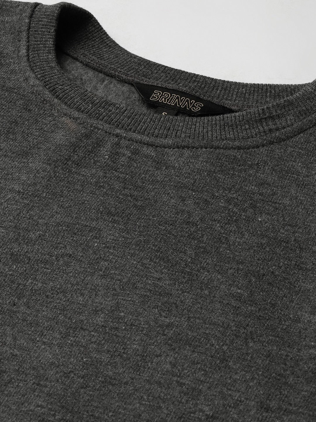 Solid Fleece Pullover Sweatshirt with Pockets