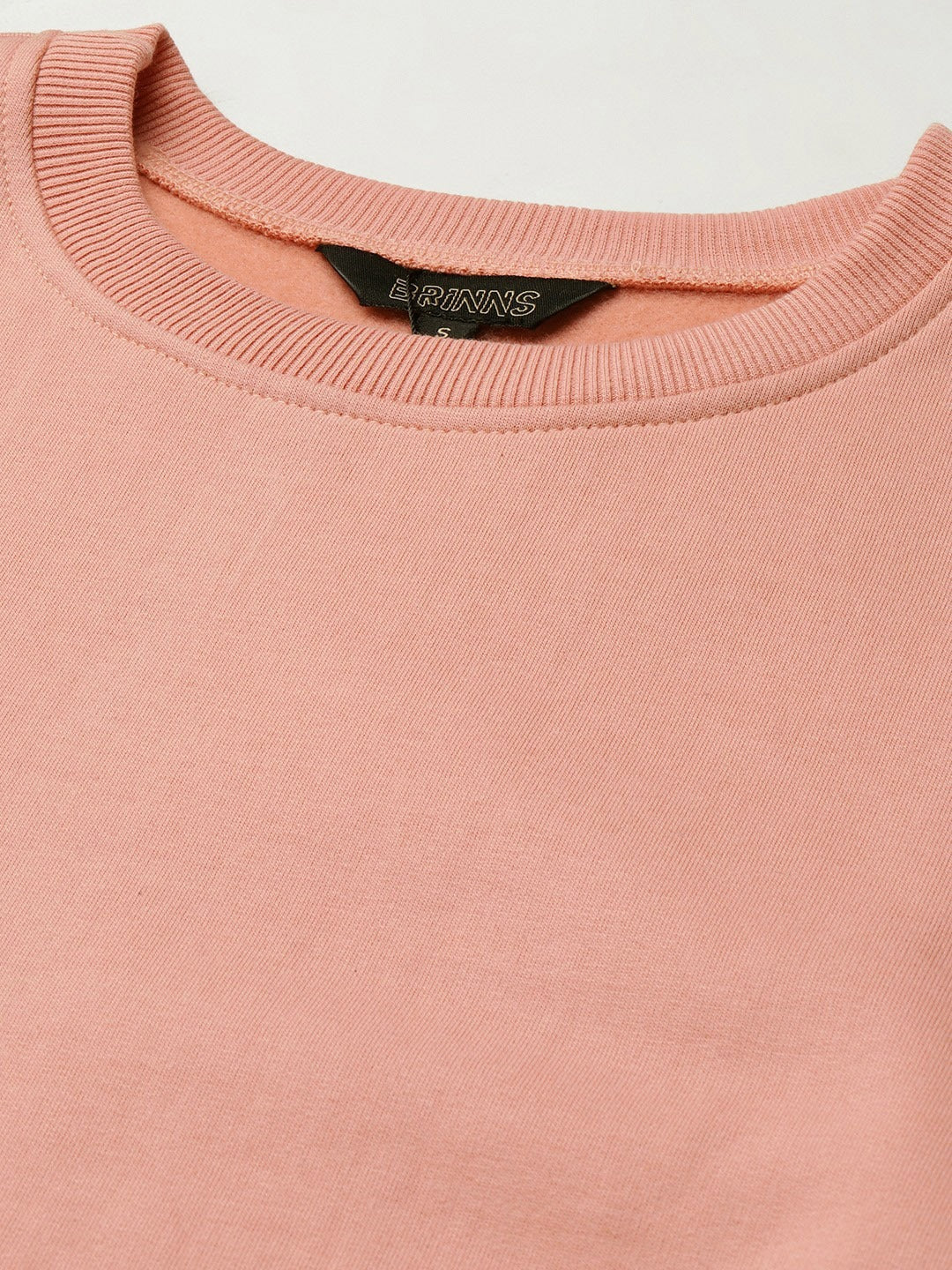 Solid Fleece Pullover Sweatshirt with Pockets