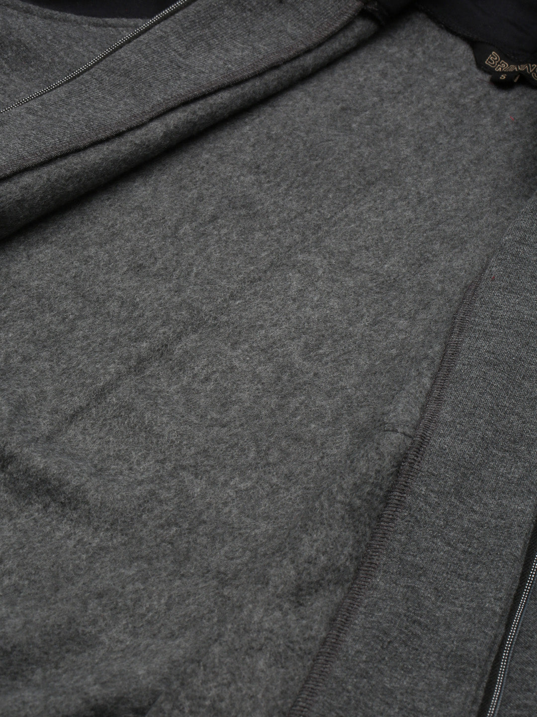 Colourblocked Fleece Hooded Sweatshirt