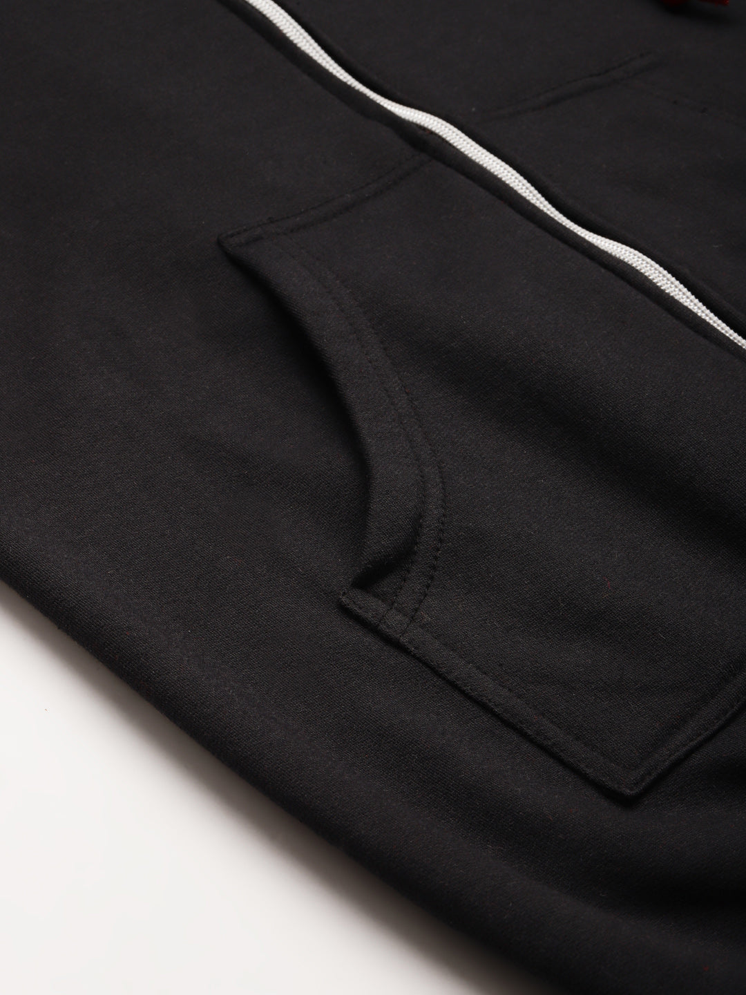 Colourblocked Fleece Hooded Sweatshirt