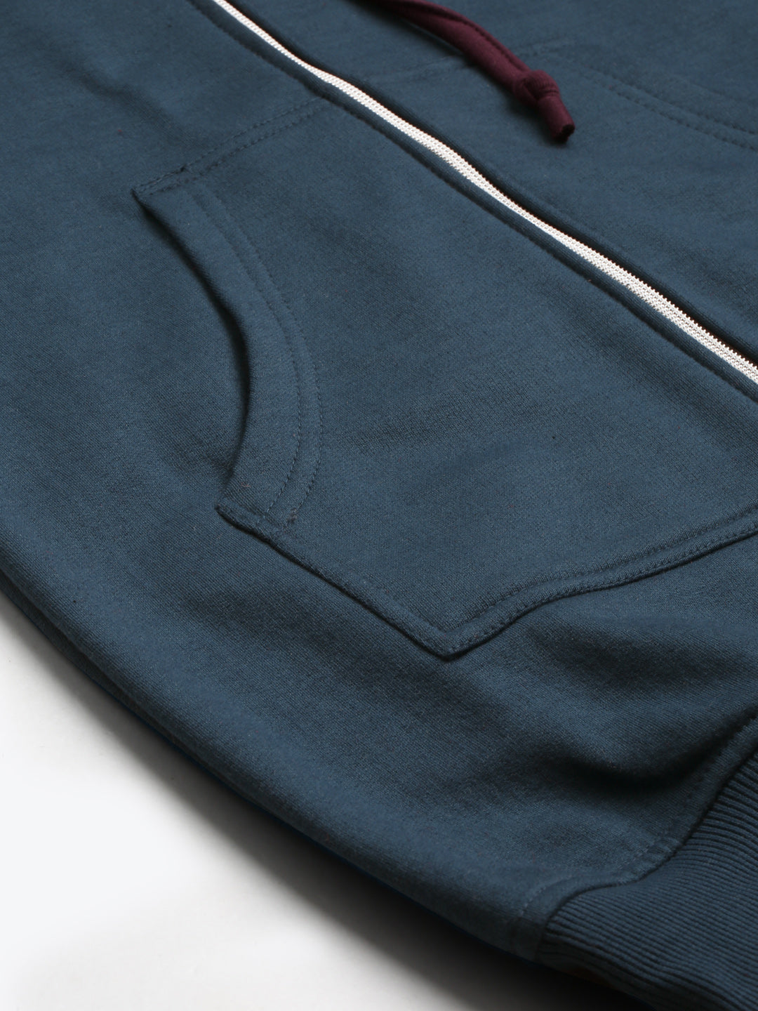 Colourblocked Fleece Hooded Sweatshirt