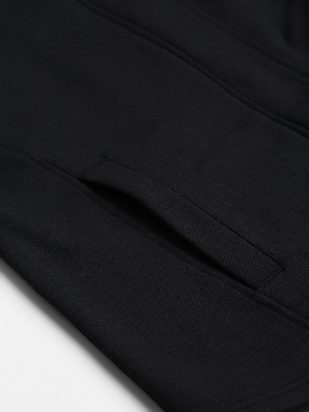Mock Collar Fleece Front-Open Sweatshirt