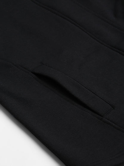 Mock Collar Fleece Front-Open Sweatshirt