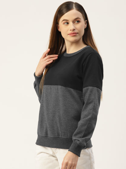 Colourblocked Pullover Sweatshirt