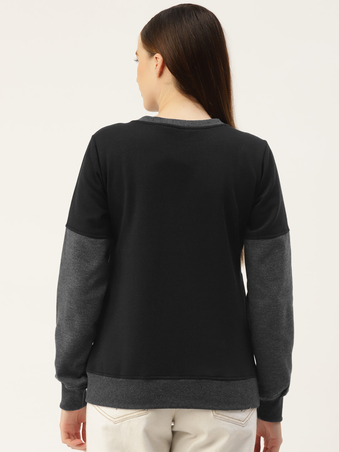 Colourblocked Pullover Sweatshirt