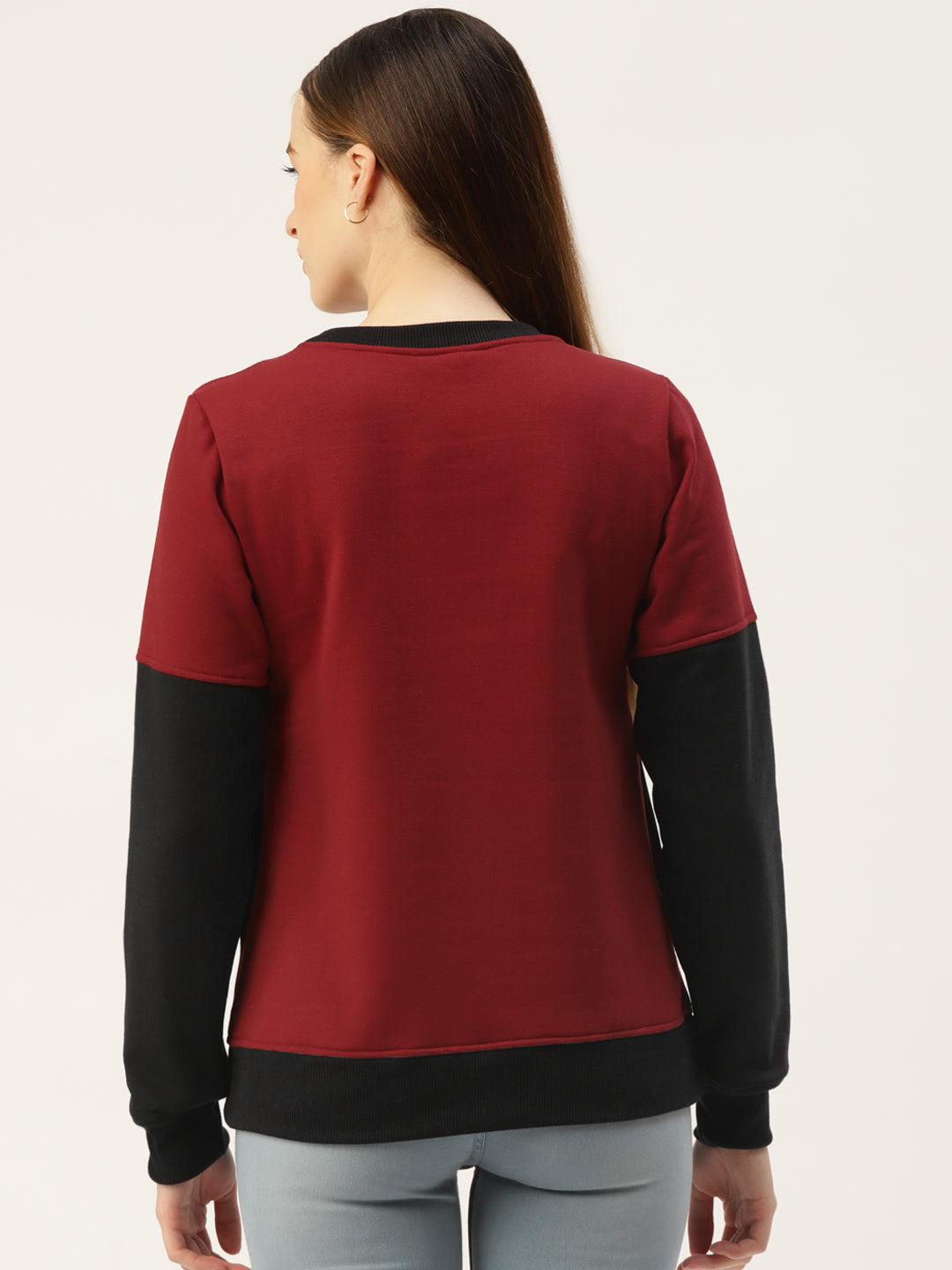 Colourblocked Pullover Sweatshirt