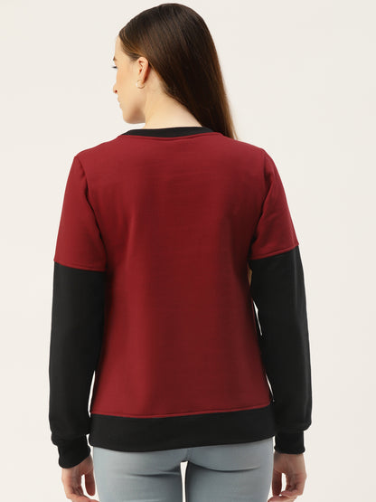 Colourblocked Pullover Sweatshirt