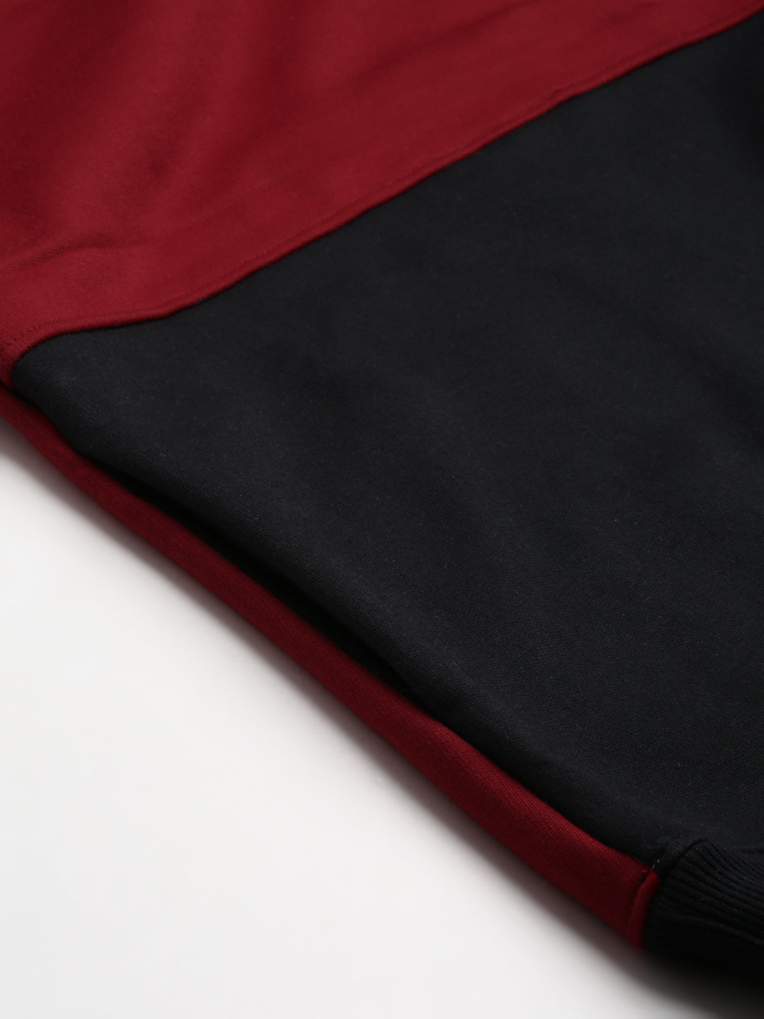 Colourblocked Pullover Sweatshirt