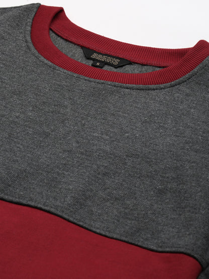 Colourblocked Pullover Sweatshirt