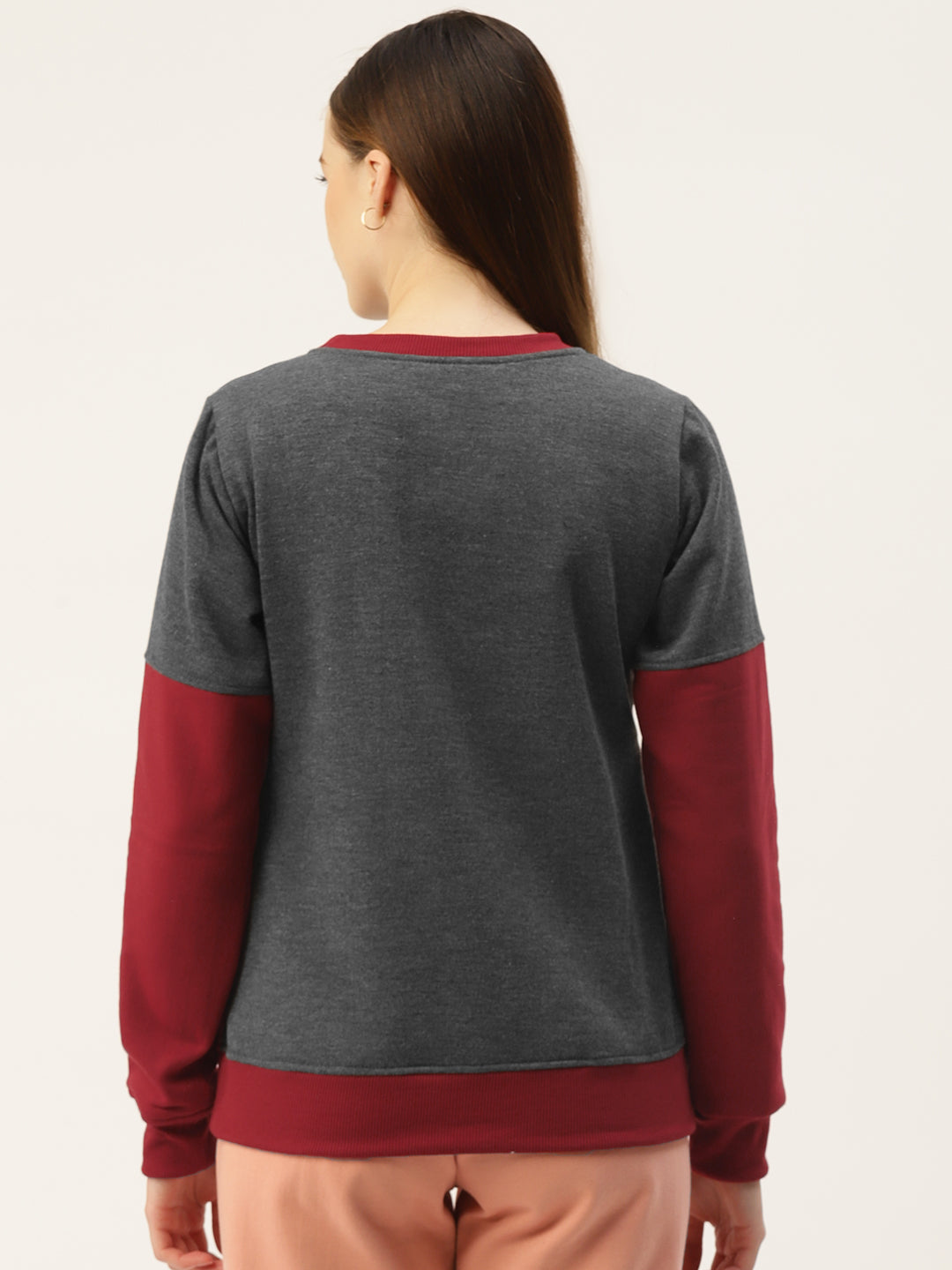 Colourblocked Pullover Sweatshirt