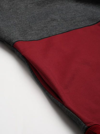 Colourblocked Pullover Sweatshirt