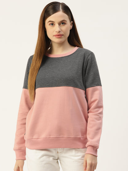 Colourblocked Pullover Sweatshirt