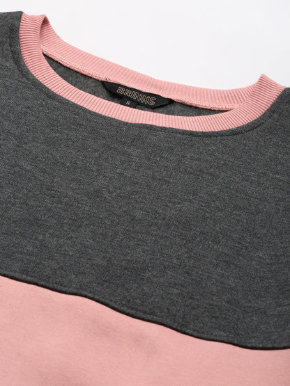 Colourblocked Pullover Sweatshirt