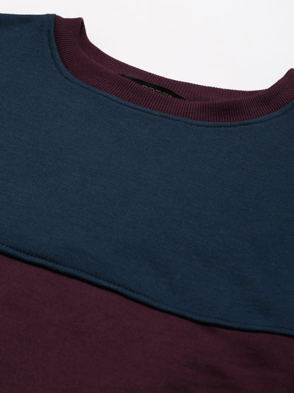 Colourblocked Pullover Sweatshirt