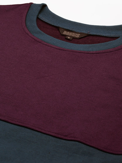 Colourblocked Pullover Sweatshirt