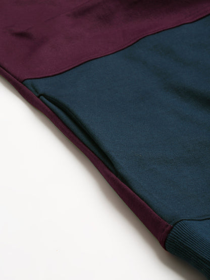 Colourblocked Pullover Sweatshirt