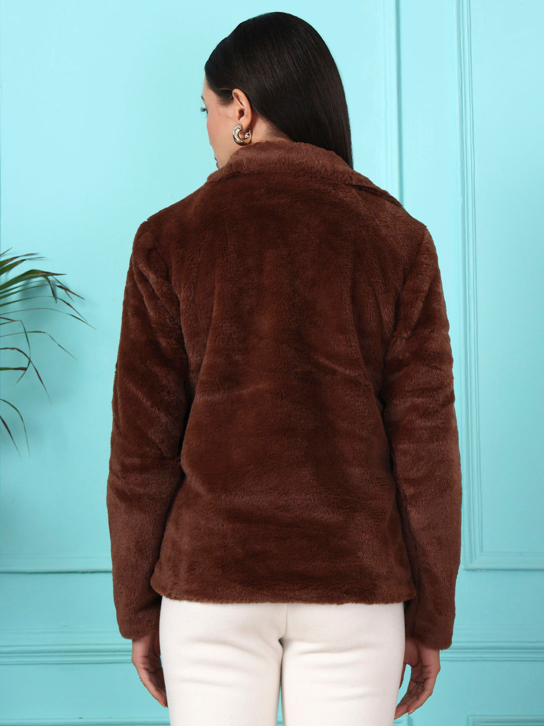 Notched Lapel Winter Jacket