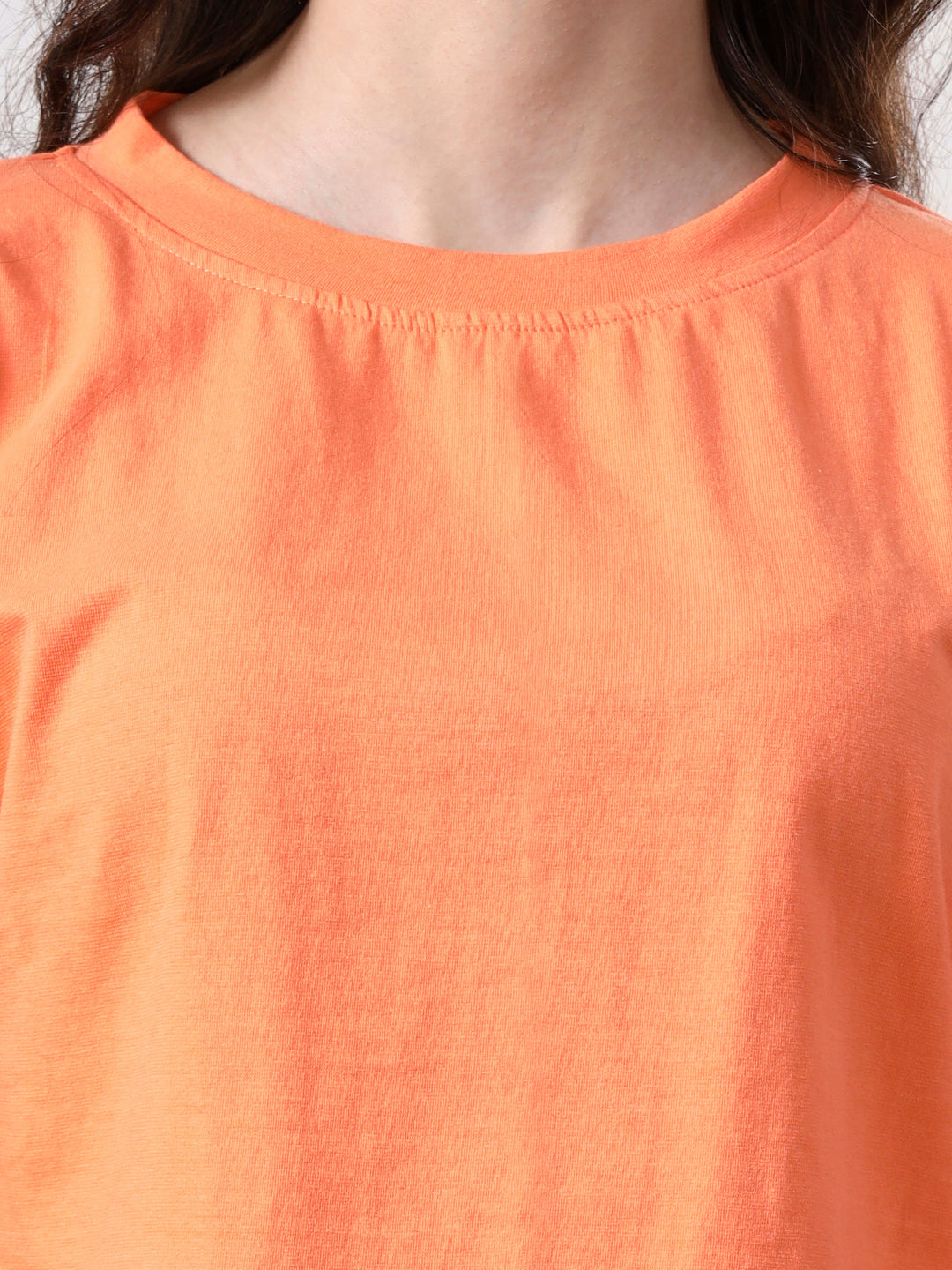 Women Drop-Shoulder Balloon Sleeve Crop Top