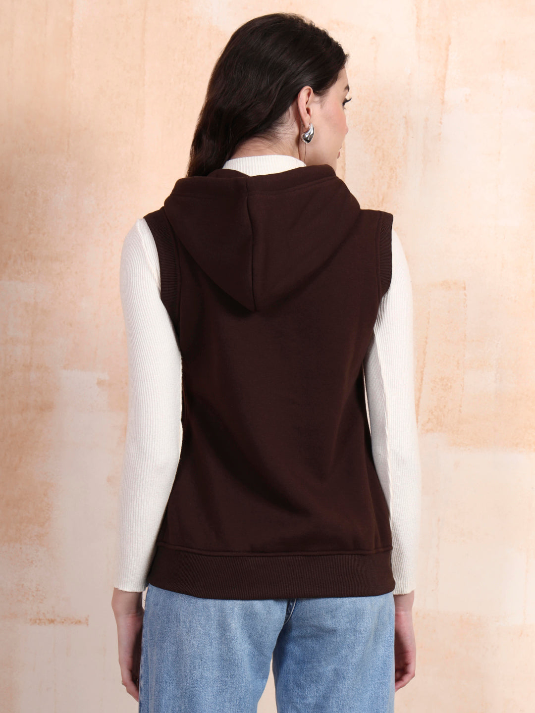 Sleeveless Hooded Sweatshirt