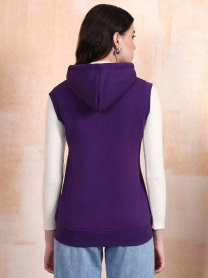 Sleeveless Hooded Sweatshirt