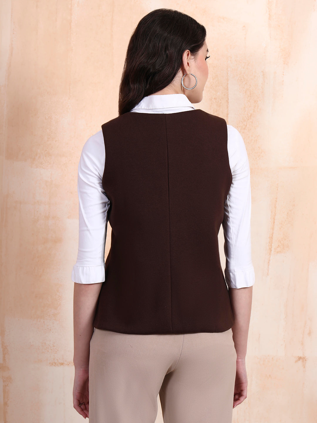 V-Neck Fleece Waistcoat