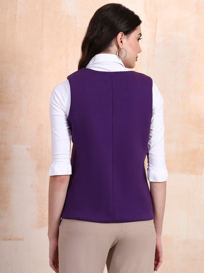 V-Neck Fleece Waistcoat
