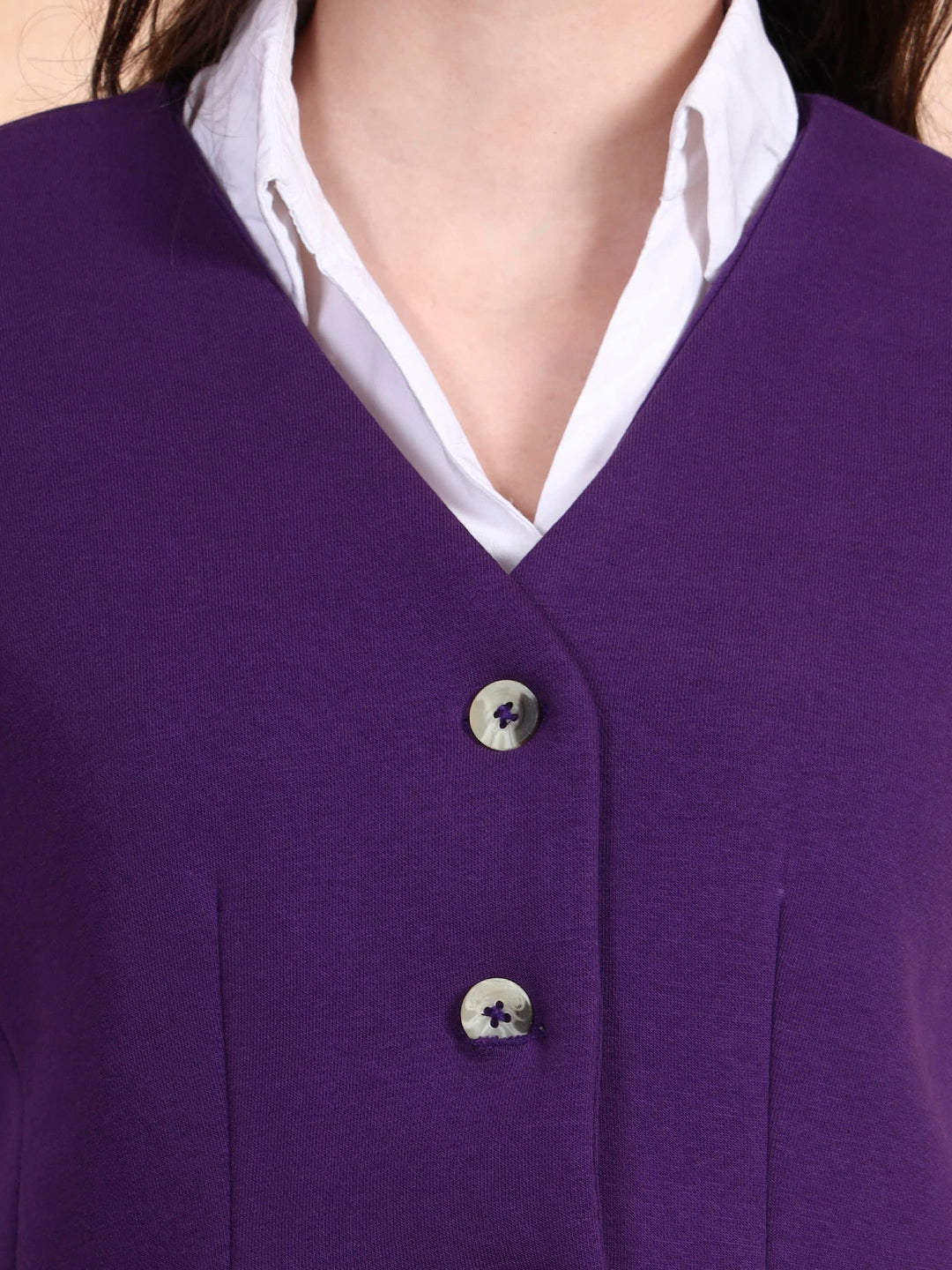 V-Neck Fleece Waistcoat