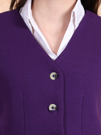 V-Neck Fleece Waistcoat