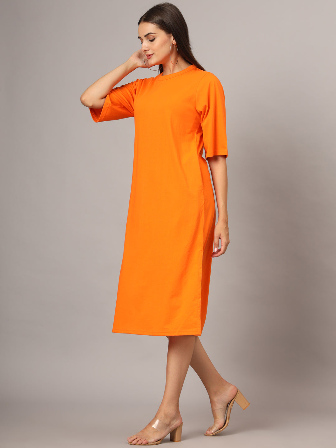 Women A-Line Midi Dress