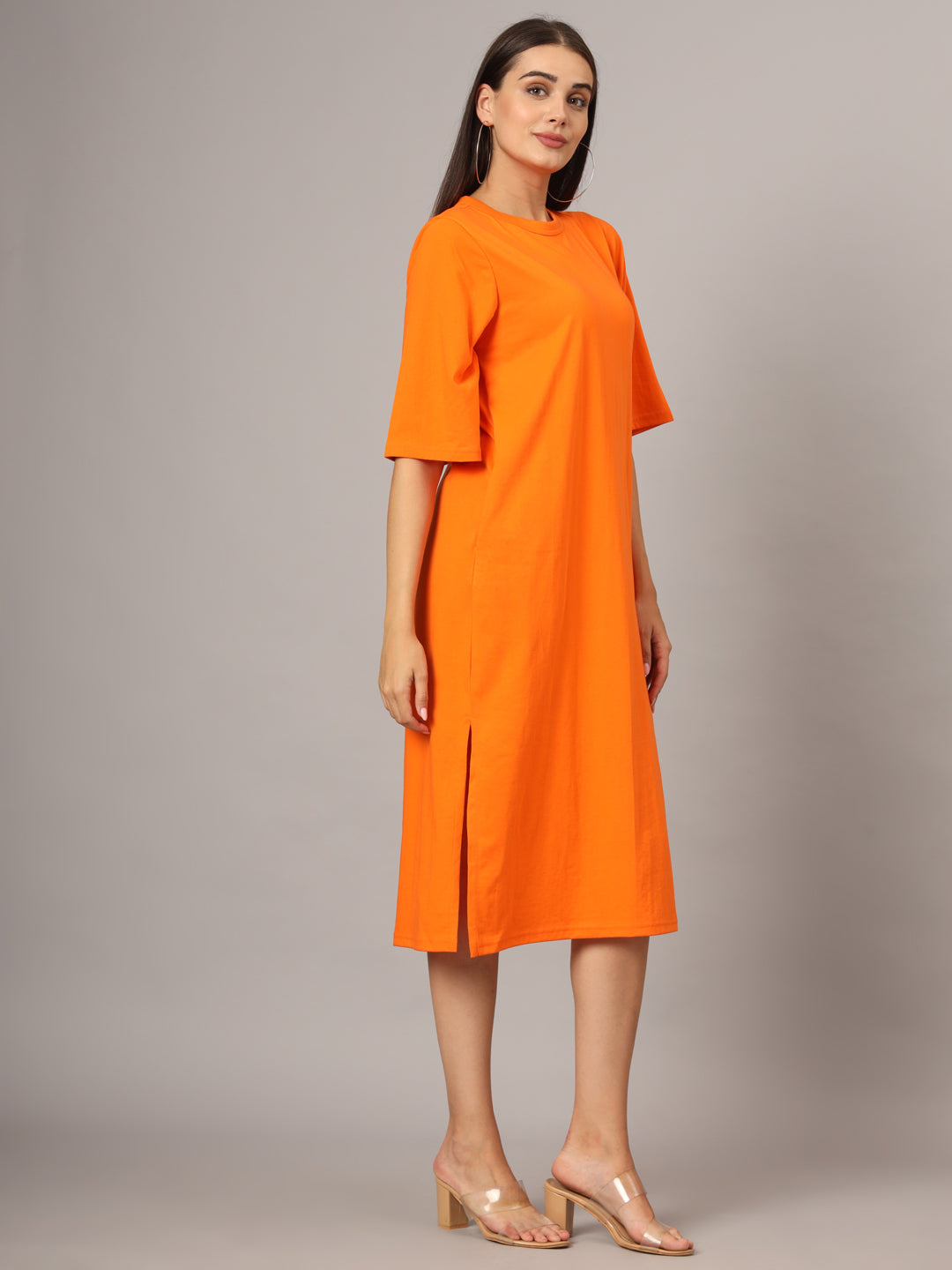 Women A-Line Midi Dress