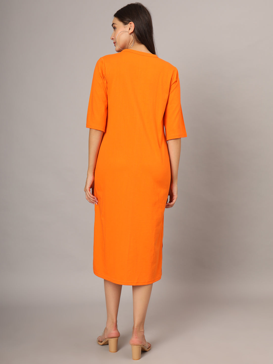 Women A-Line Midi Dress