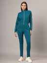 Cotton Mock Collar Mid Rise Tracksuits