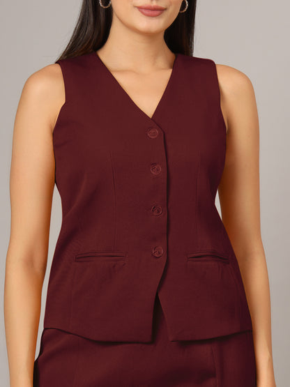 Shawl Collar Blazer With Skirts