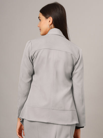 Shawl Collar Open Front Blazer