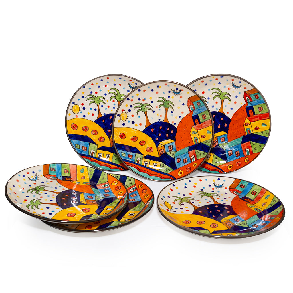 Dinner Serving Plate Set | Multicolour