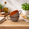 Soup Bowls with Handle Set of 2 | 275 ml