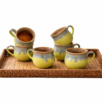 Coffee Mugs Set of 6 | 220 ml