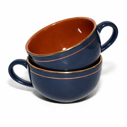 Soup Bowls with Handle Set |350 ml