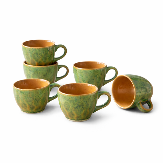 Coffee Mugs Set of 6 | Multicolour | 220ml