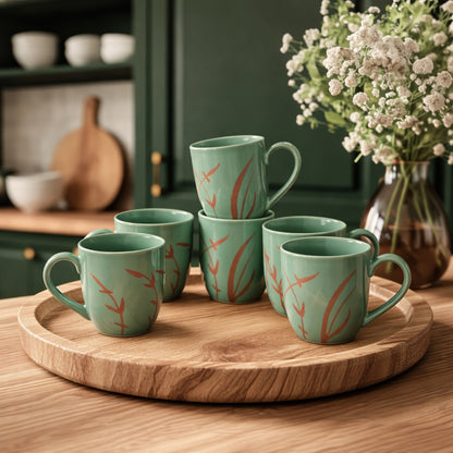 Coffee Mugs Set of 6 | 250 ml