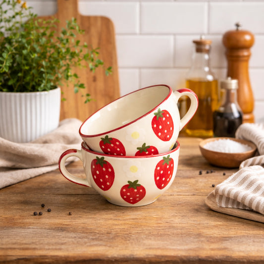 Soup Bowls Set of 2| Multicolour | 400 ml