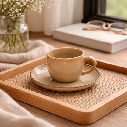 Coffee Mug Saucer Set | Bagie | 200 ml