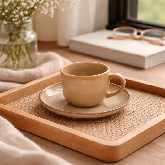 Coffee Mug Saucer Set | Bagie | 200 ml