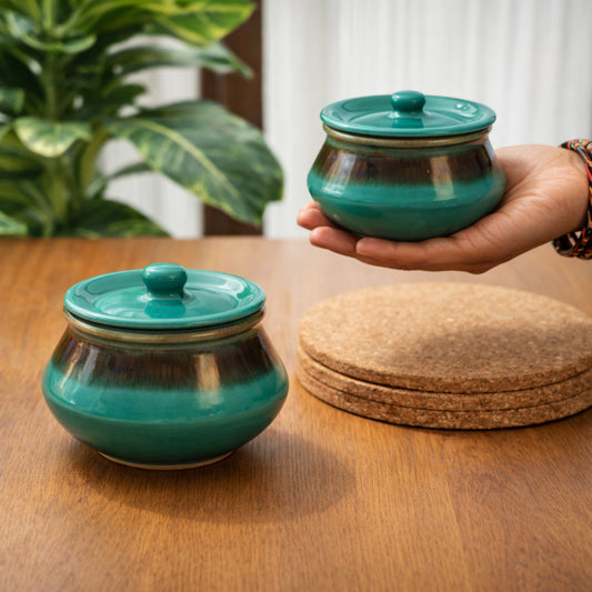 Serving Handi Set of 2 | Teal | 300ml